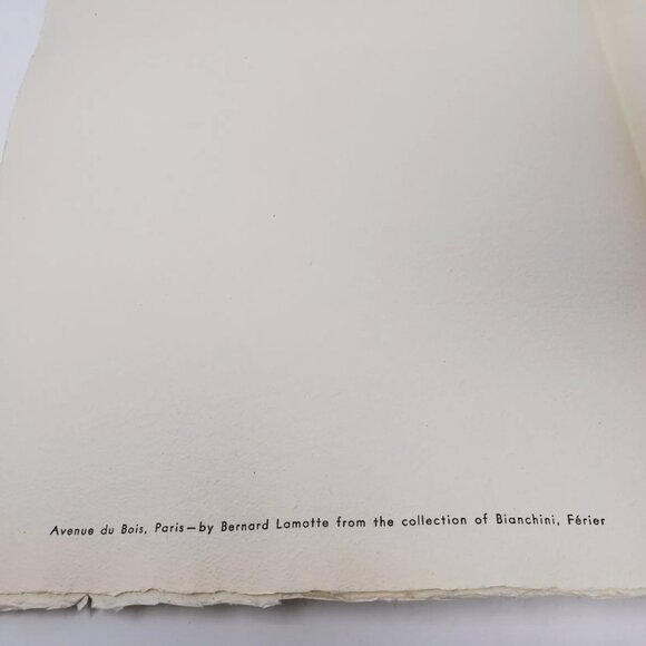 Extra Large Vintage Christmas Greeting Card Unused W/ Envelope Avenue Du Bois - Picture 6 of 8